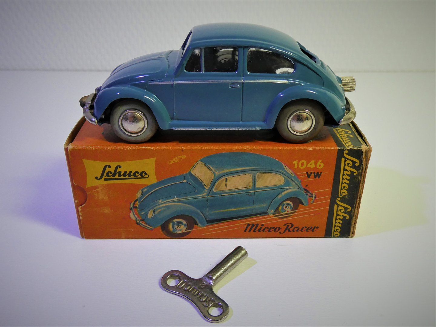 Schuco 1046 # 1960's VW / Volkswagen Kever / Käfer Microracer in Originele doos !!
