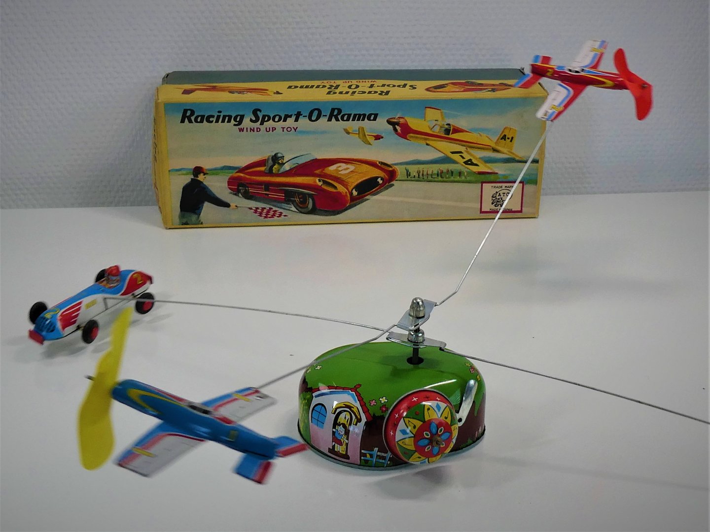 ATC / Asahi Toys (Japan) # 1960's "Racing Sport-O-Rama" in Originele doos.