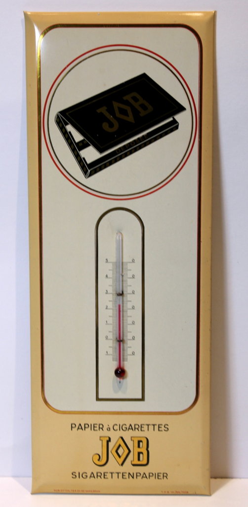 JOB - Sigarettenpapier Reclamethermometer 1950's !!