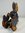 Chad Valley (England) # 1930's Wooden "SAILOR DOG on MOTORCYCLE" clockwork .