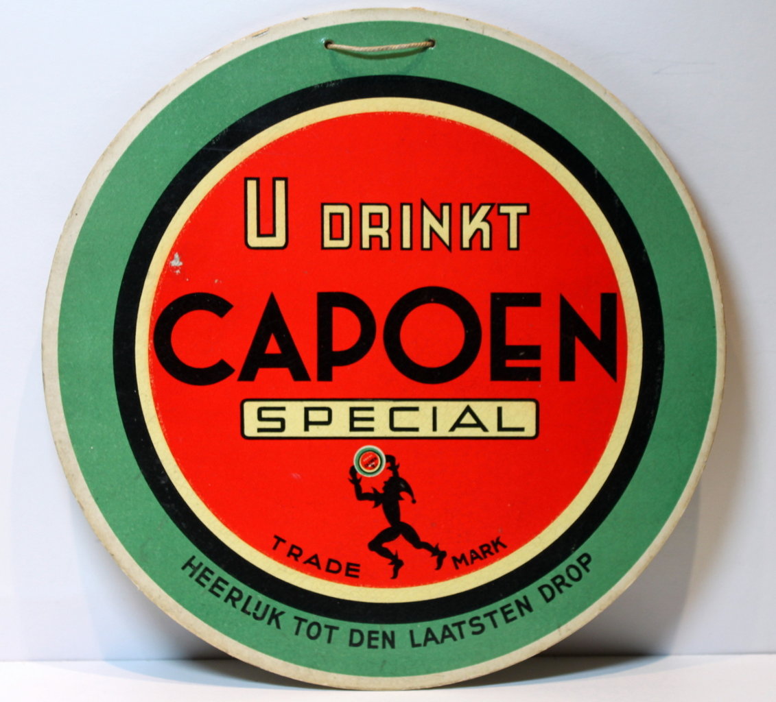 Reclamebord "CAPOEN Special" bieren, 50-er jaren !!