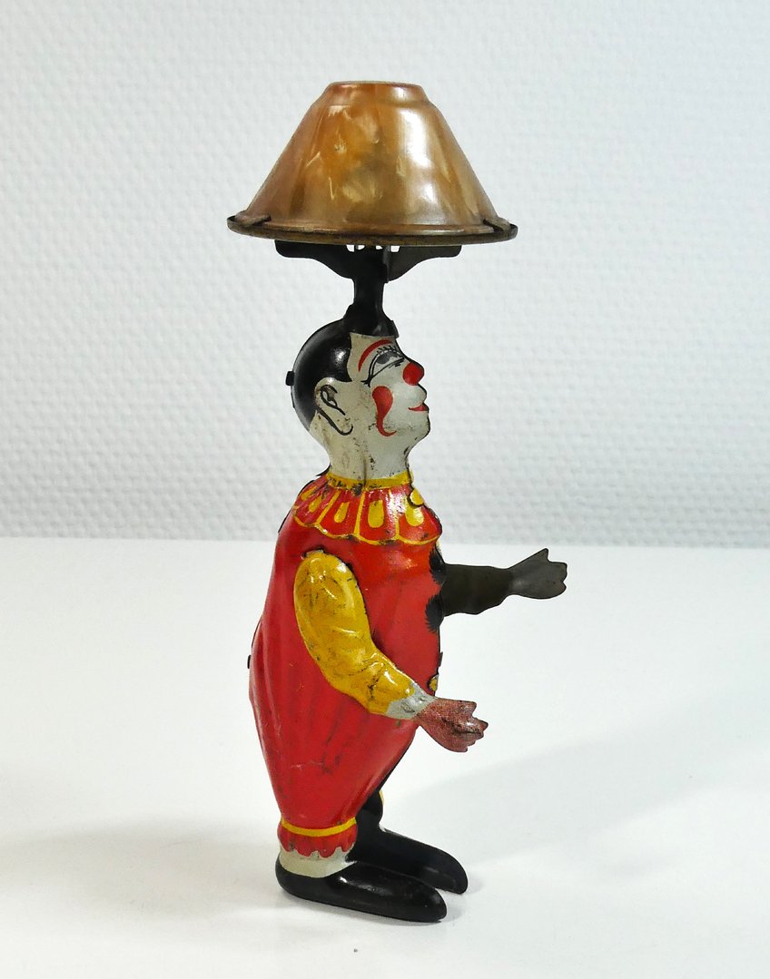 Unknown (Japan) # 1930's blikken "Jonglerende Clown", clockwork