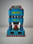 ME-651 # Rare Chinese Tin 12000 Ton  "HYDRAULIC  FORGING  PRESS" battery operated !!