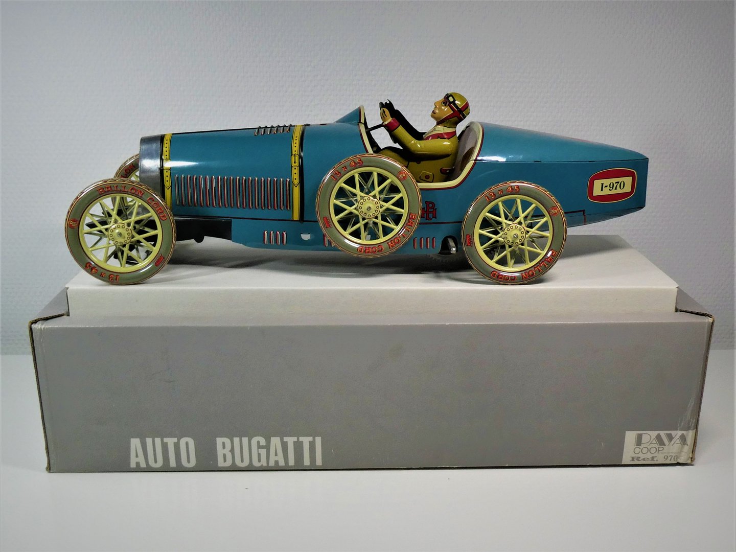 PAYA (Spain) # 1930's Blikken "AUTO BUGATTI RACER" Ref: 0970
