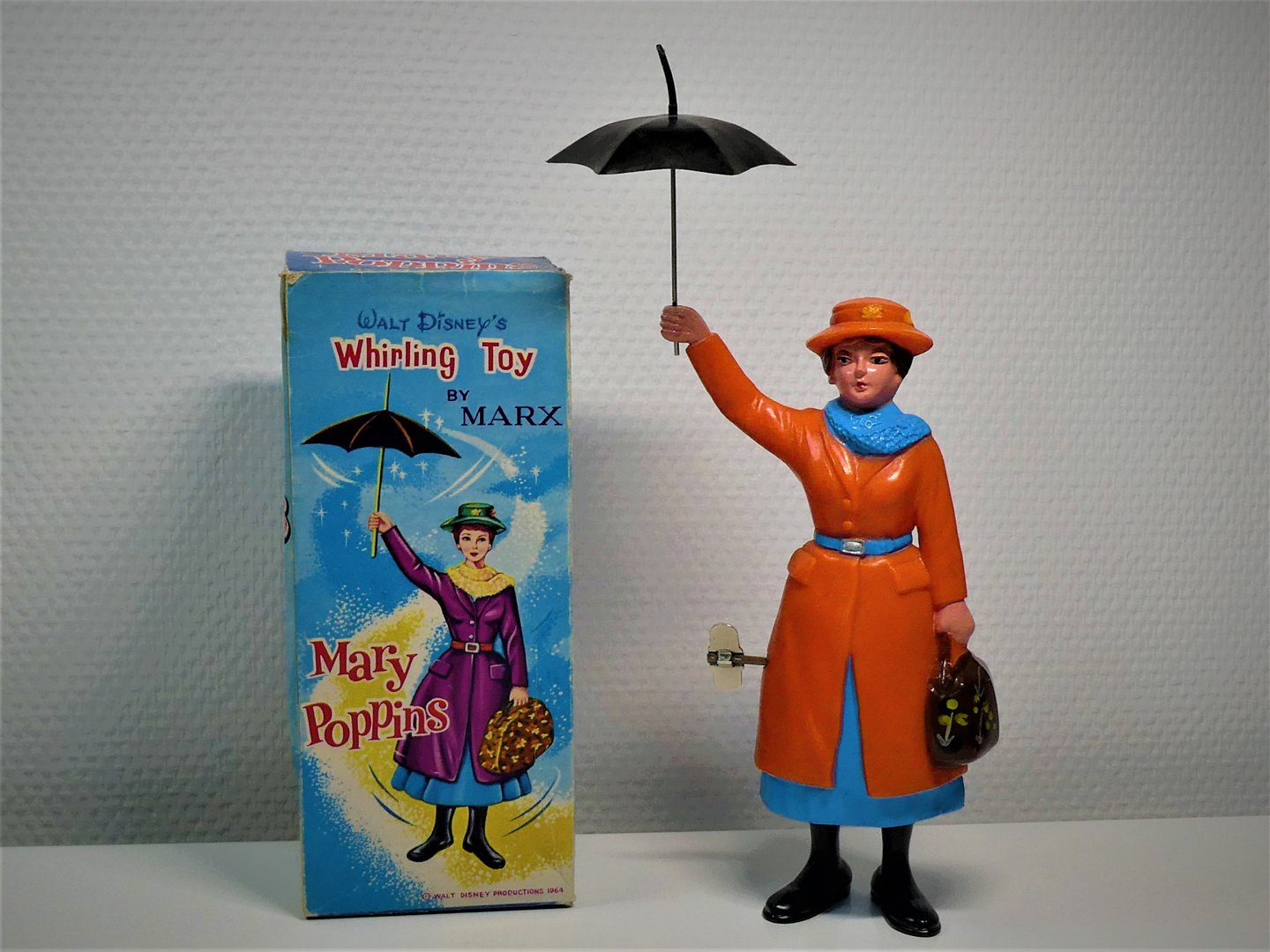 Louis Marx # 1964 Walt Disney "MARY POPPINS" Whirling Toy